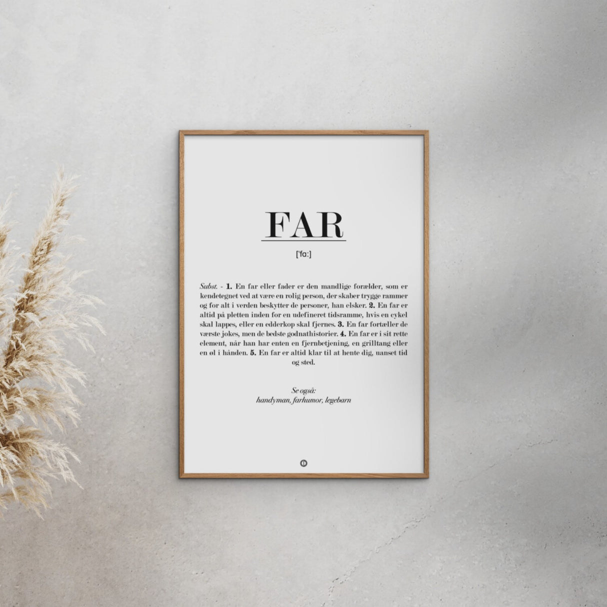 Poster & Frame Citatplakat - Far Definition