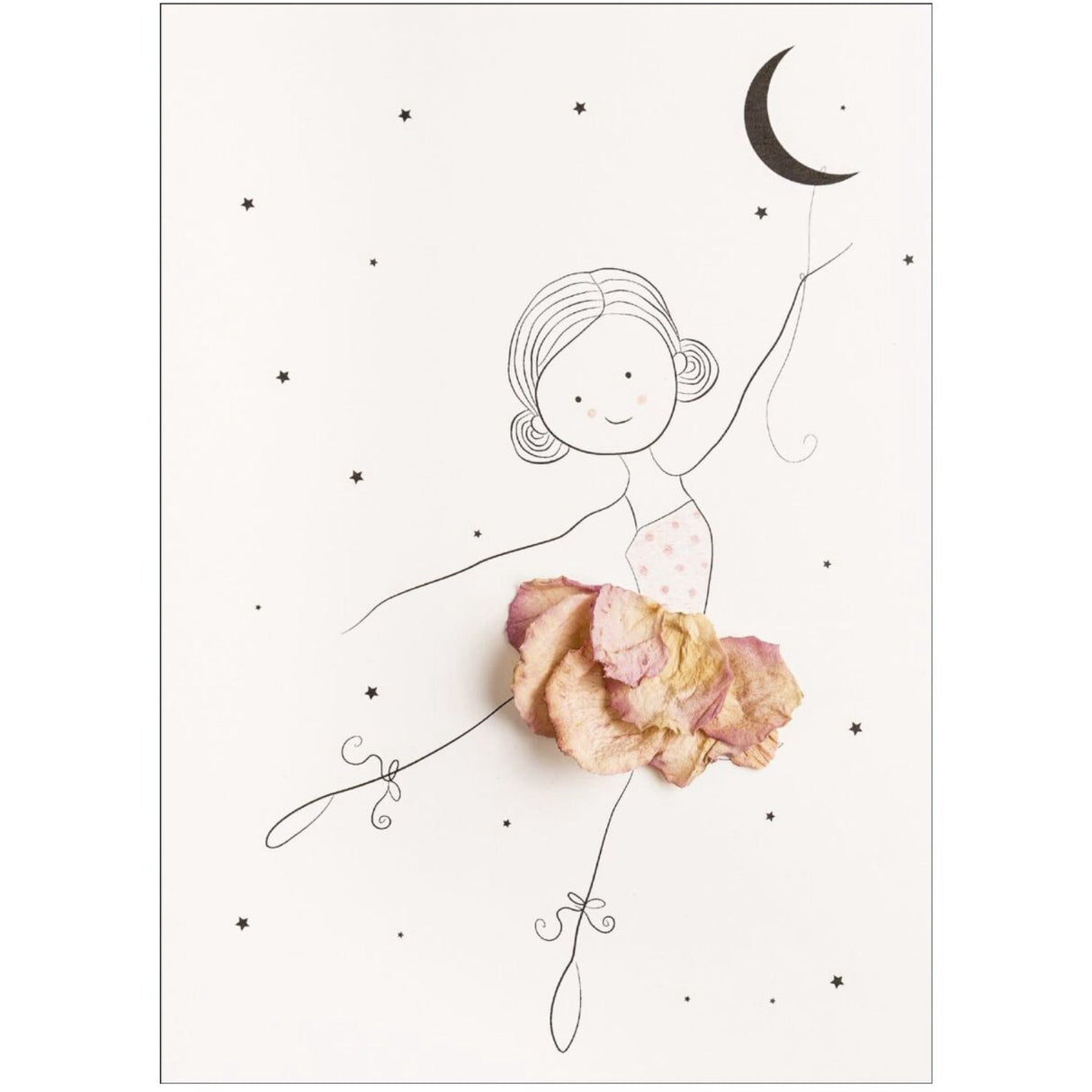 Poster & Frame Mette Handberg - Ballerinasko Ella