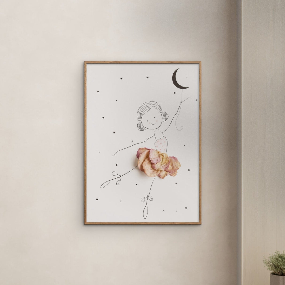 Poster & Frame Mette Handberg - Ballerinasko Ella