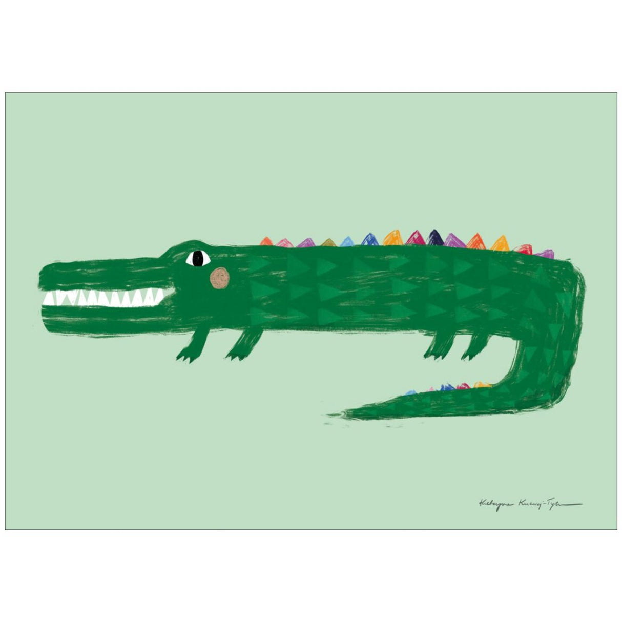 Poster & Frame Wild Apple - Crocodile