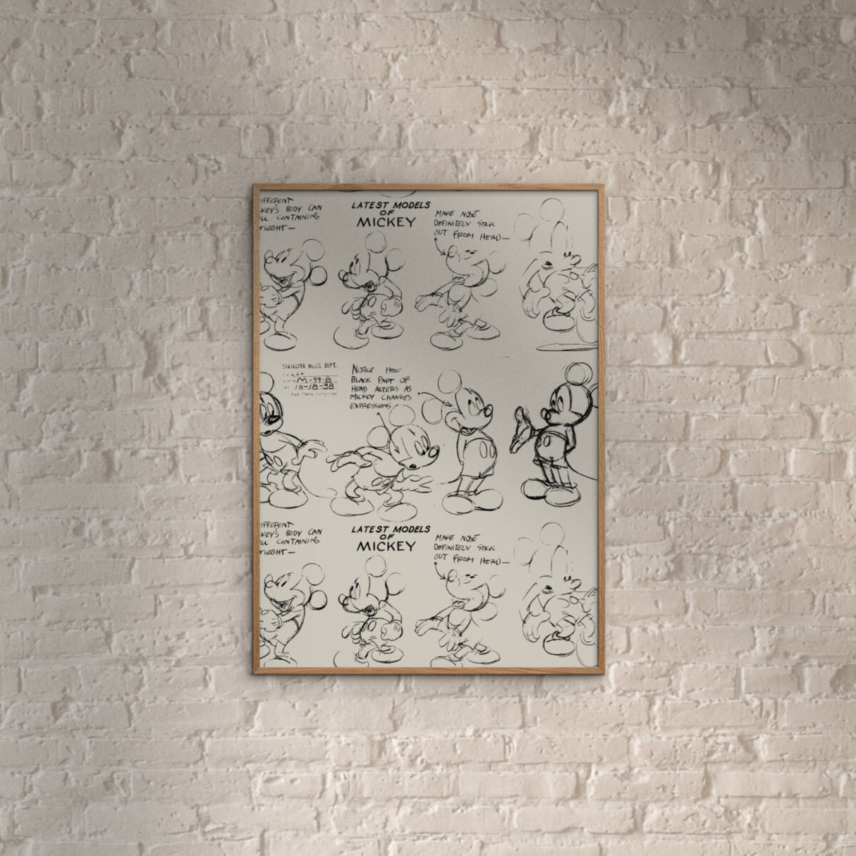 Poster & Frame Disney - Latest Models Of Mickey