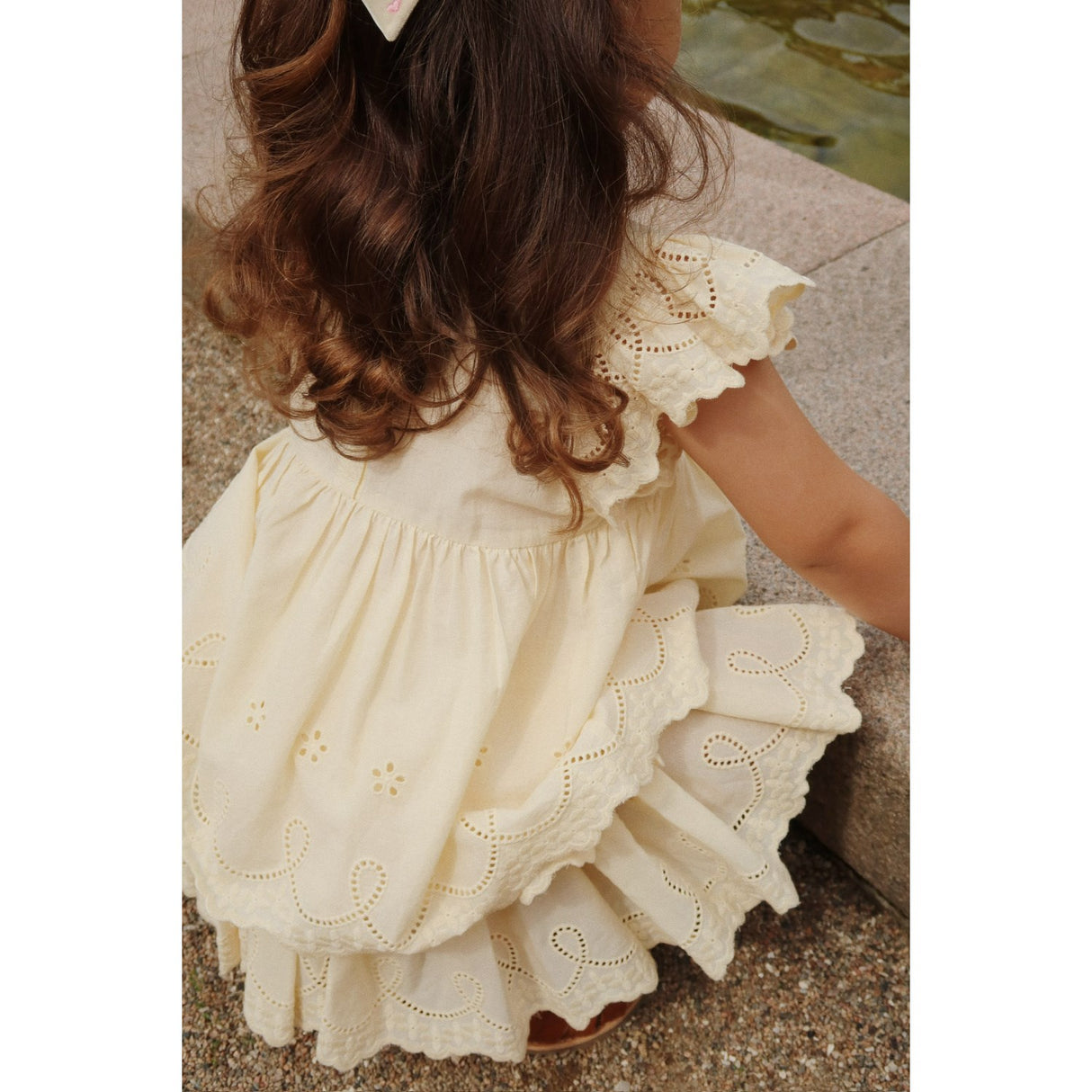 Konges Sløjd Cloud Cream Posey Smock Skjørt