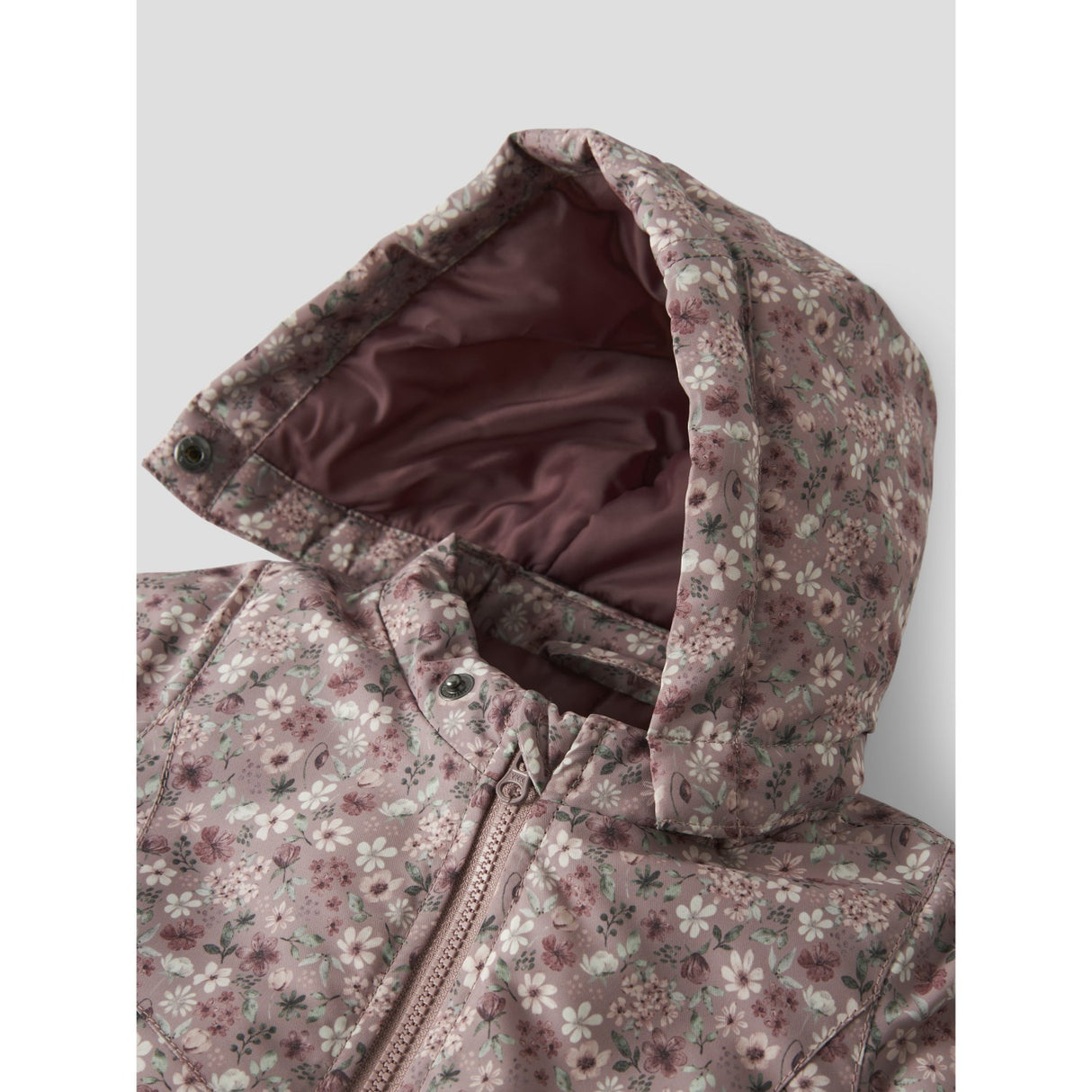 Name It Woodrose Flower Nbfmaxi Pa Jakke Aop