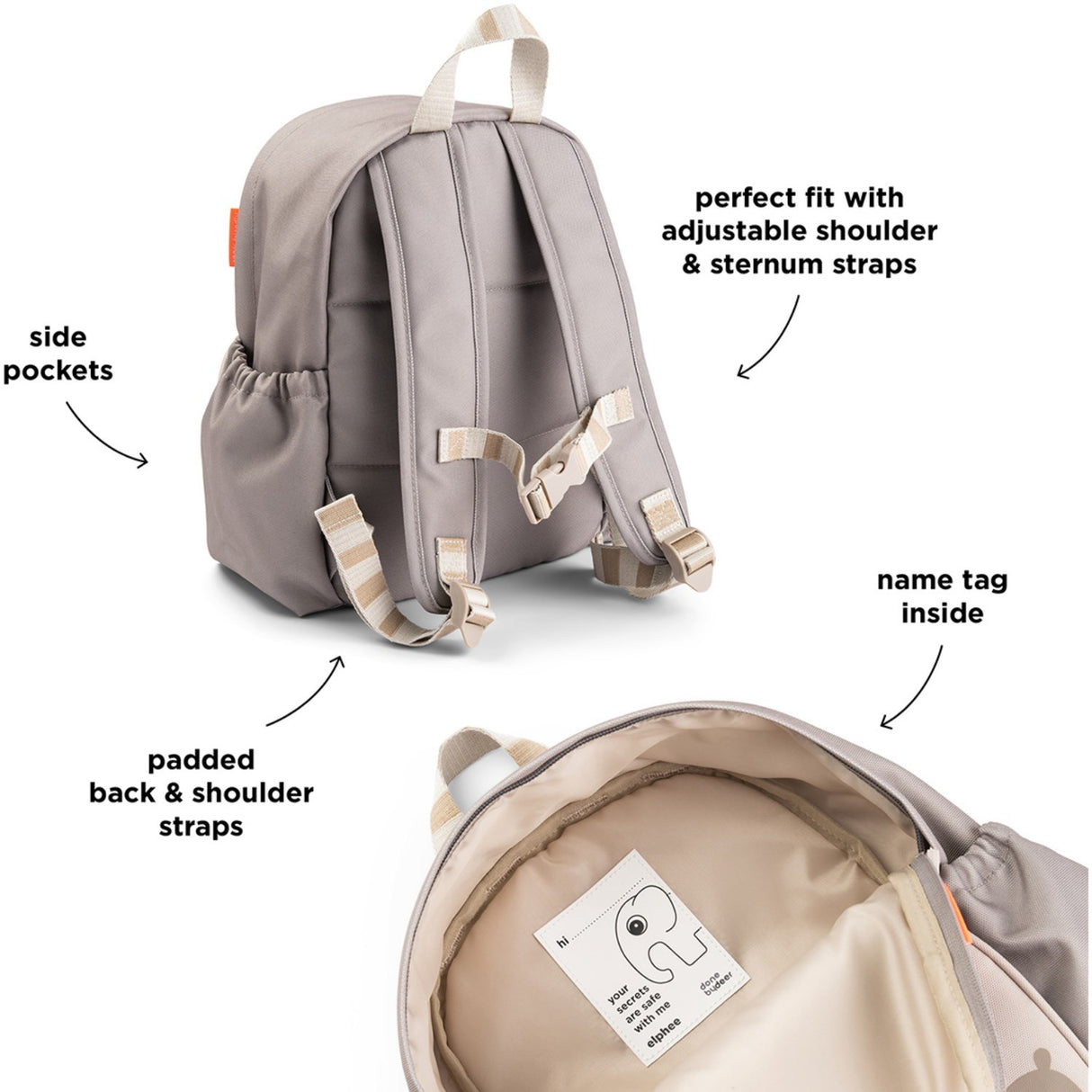 DonebyDeer Sand Barneryggsekk Celebration 7,5 L