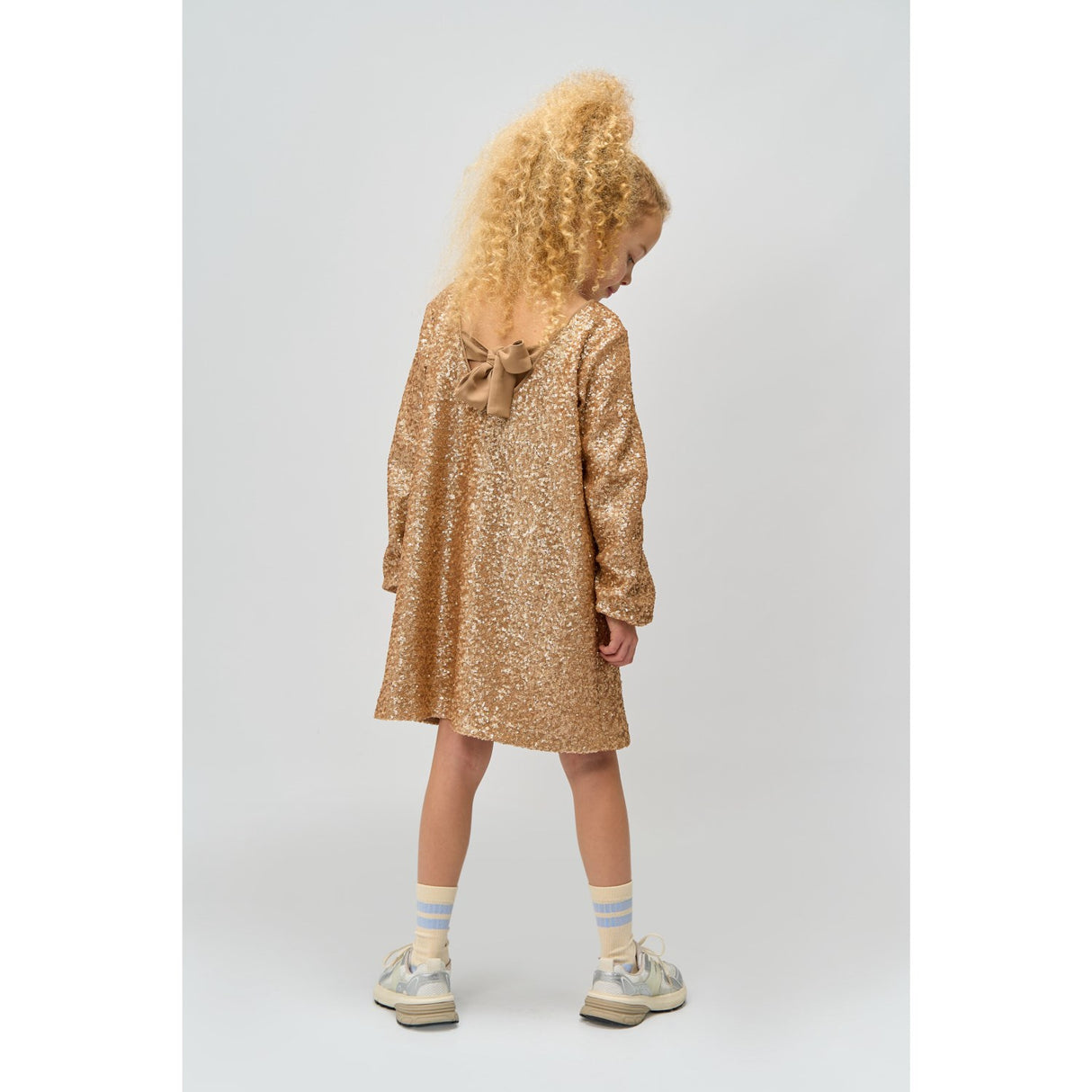 The New Gold Rupa L_S Paljet Kjole