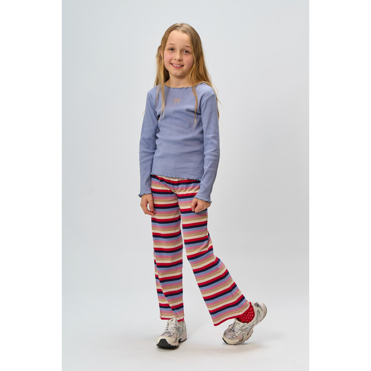 The New Multi Striped Rosie Wide Rib Bukser