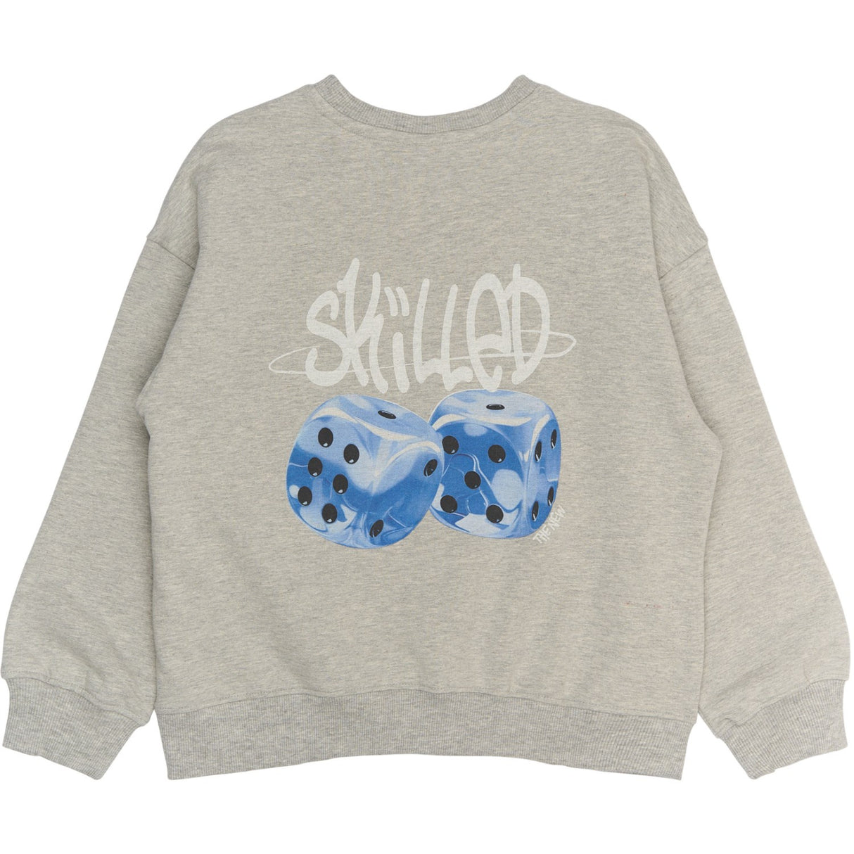 The New Light Grey Melange Ron Melange Oversize Collegegenser