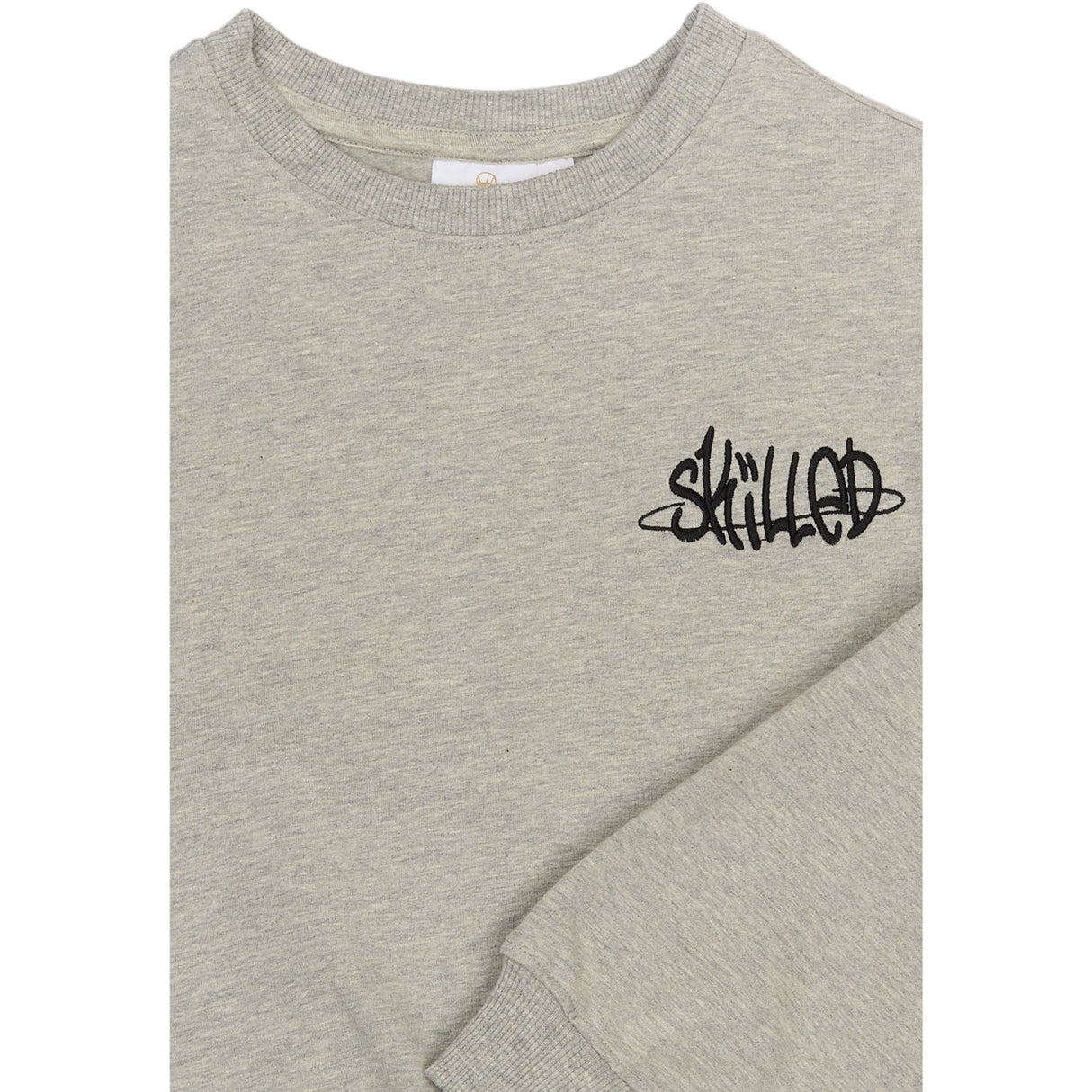 The New Light Grey Melange Ron Melange Oversize Collegegenser