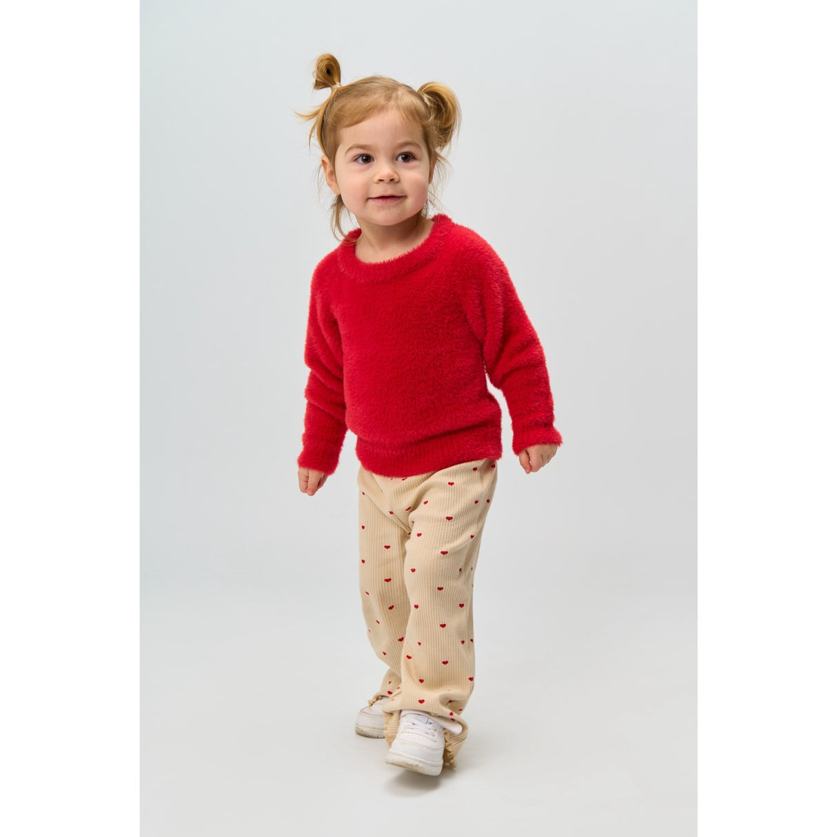 THE NEW Siblings Gardenia AOP Rhea Wide Rib Bukser