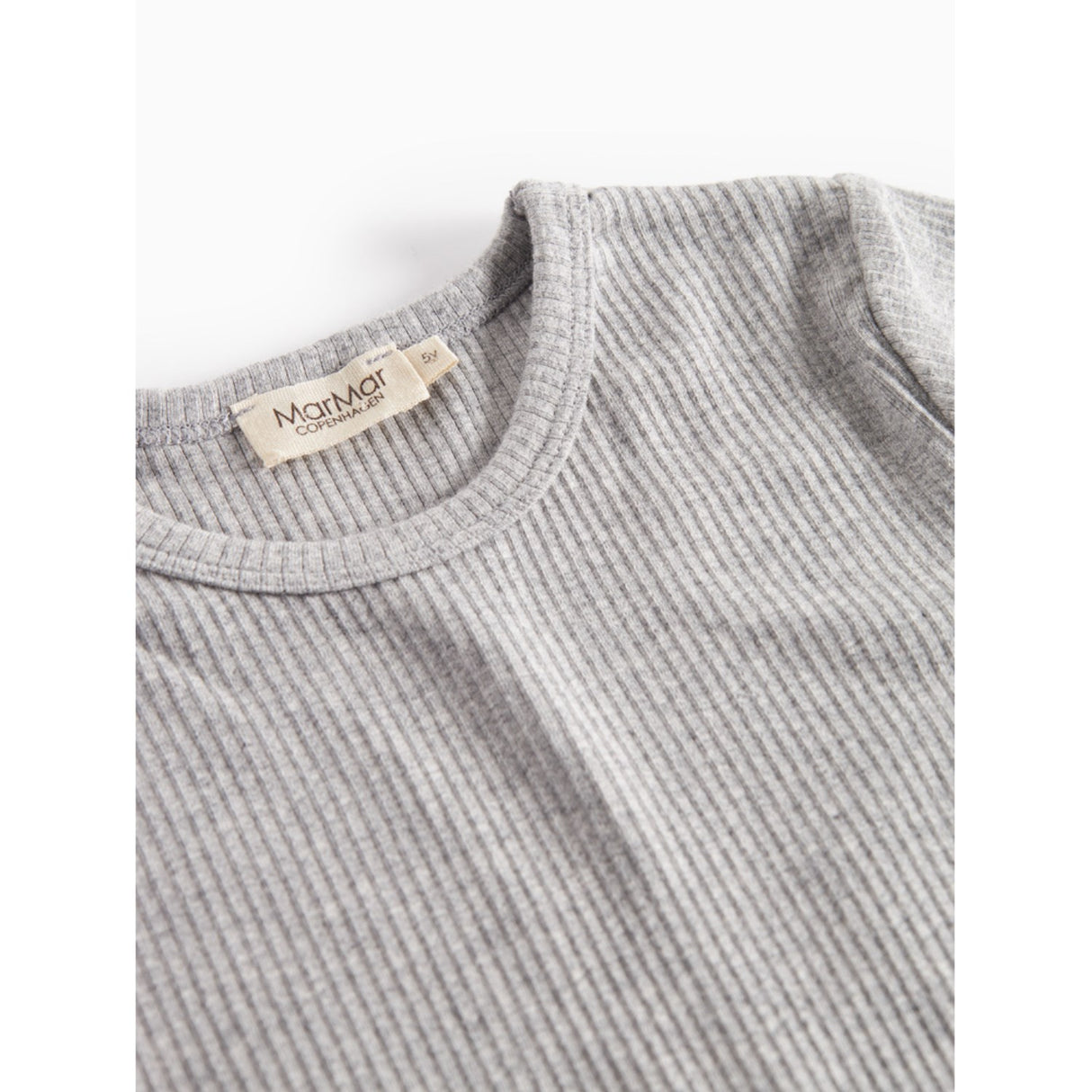 MarMar Modal Melange Light Grey Melange Plain T-shirt