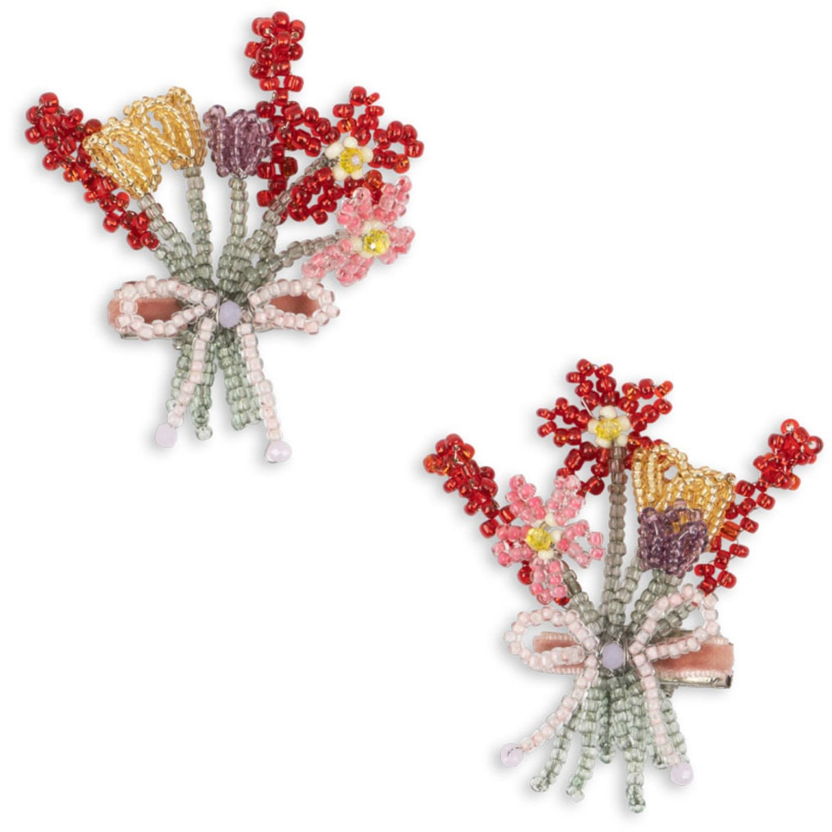 Konges Sløjd Multi 2 Pack Pearly Flower Hårklipp
