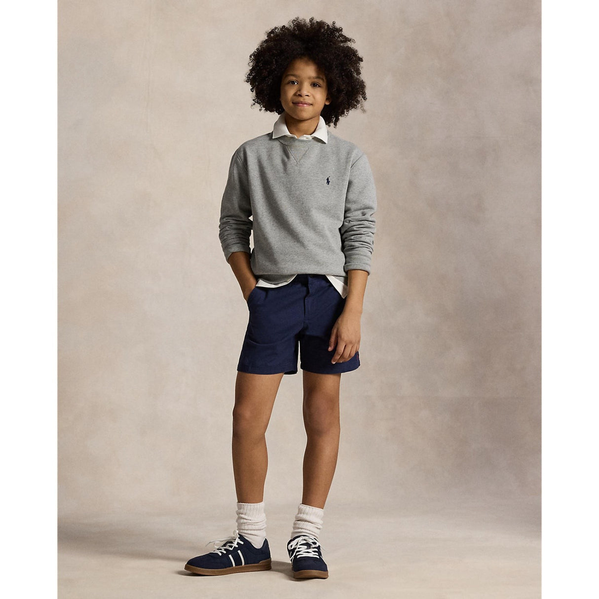 Polo Ralph Lauren Boy Long Sleeved Collegegenser Dark Sport Heather