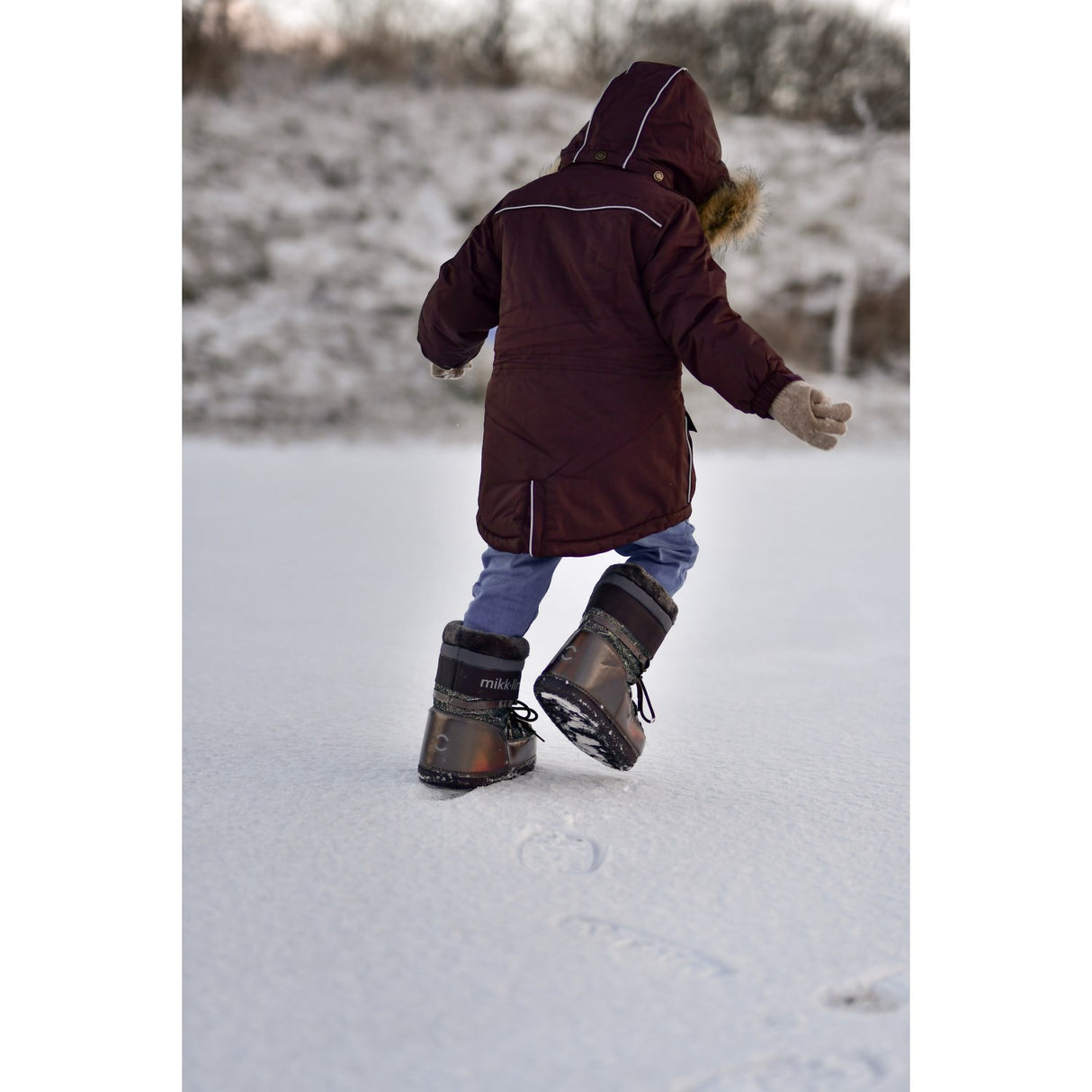 Mikk-Line French Roast Twill Nylon Girl Parca