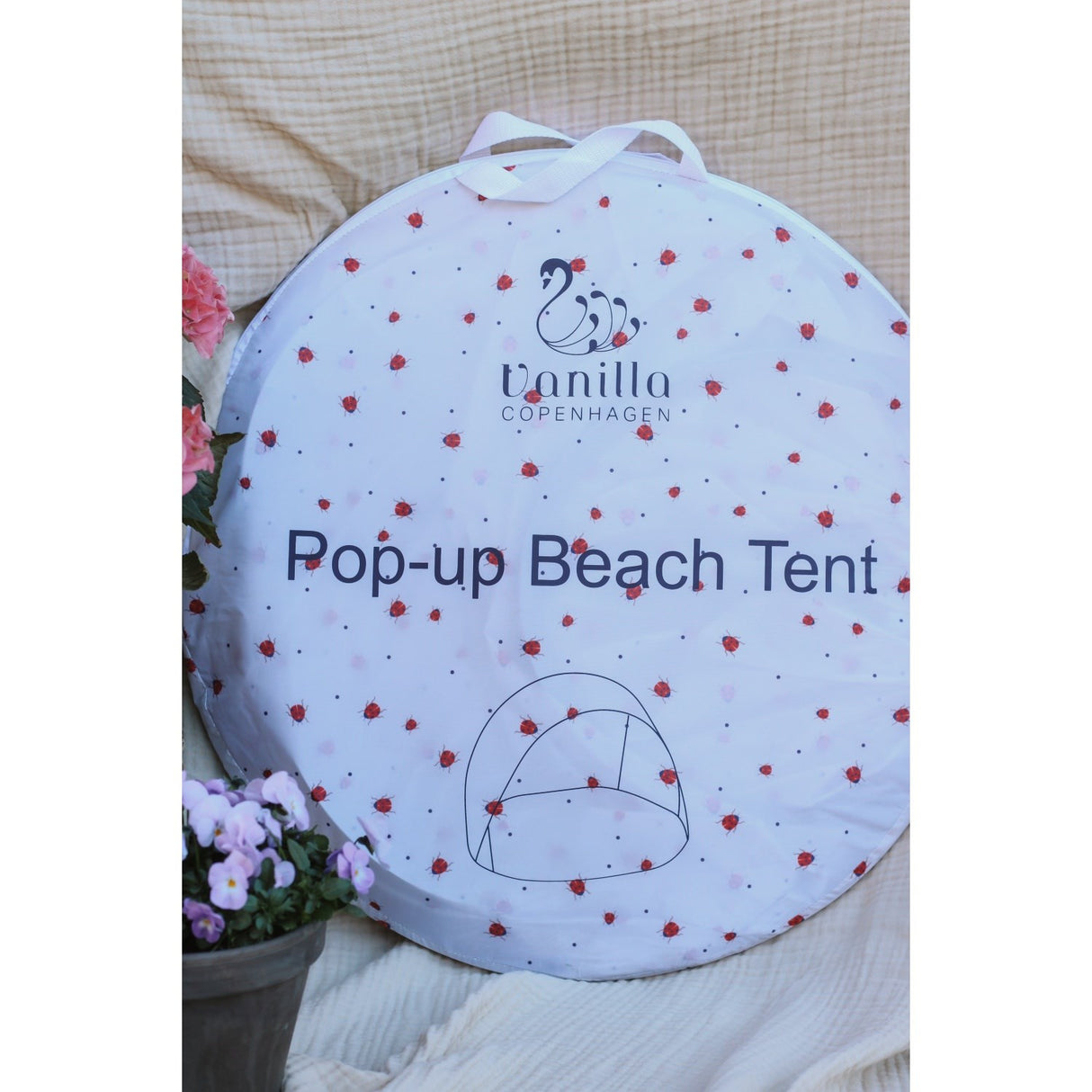 Vanilla COPENHAGEN English Rose - Lady Lovebug Pop-Up Telt Classic - UV50+