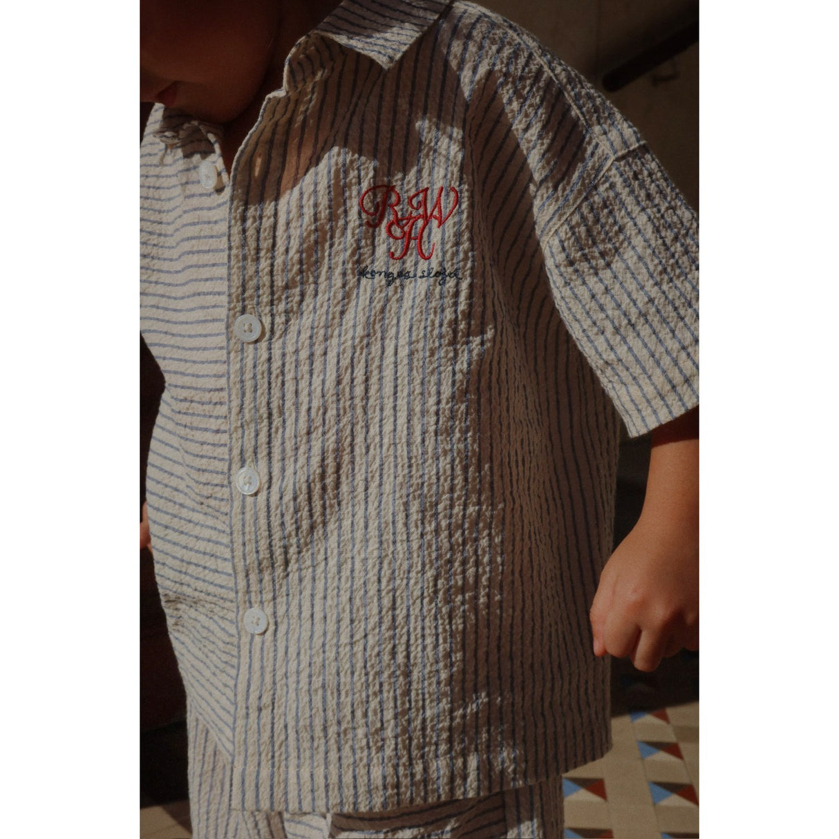 Konges Sløjd Stripe Bluie RHW X KS Duo Skjorte Gots