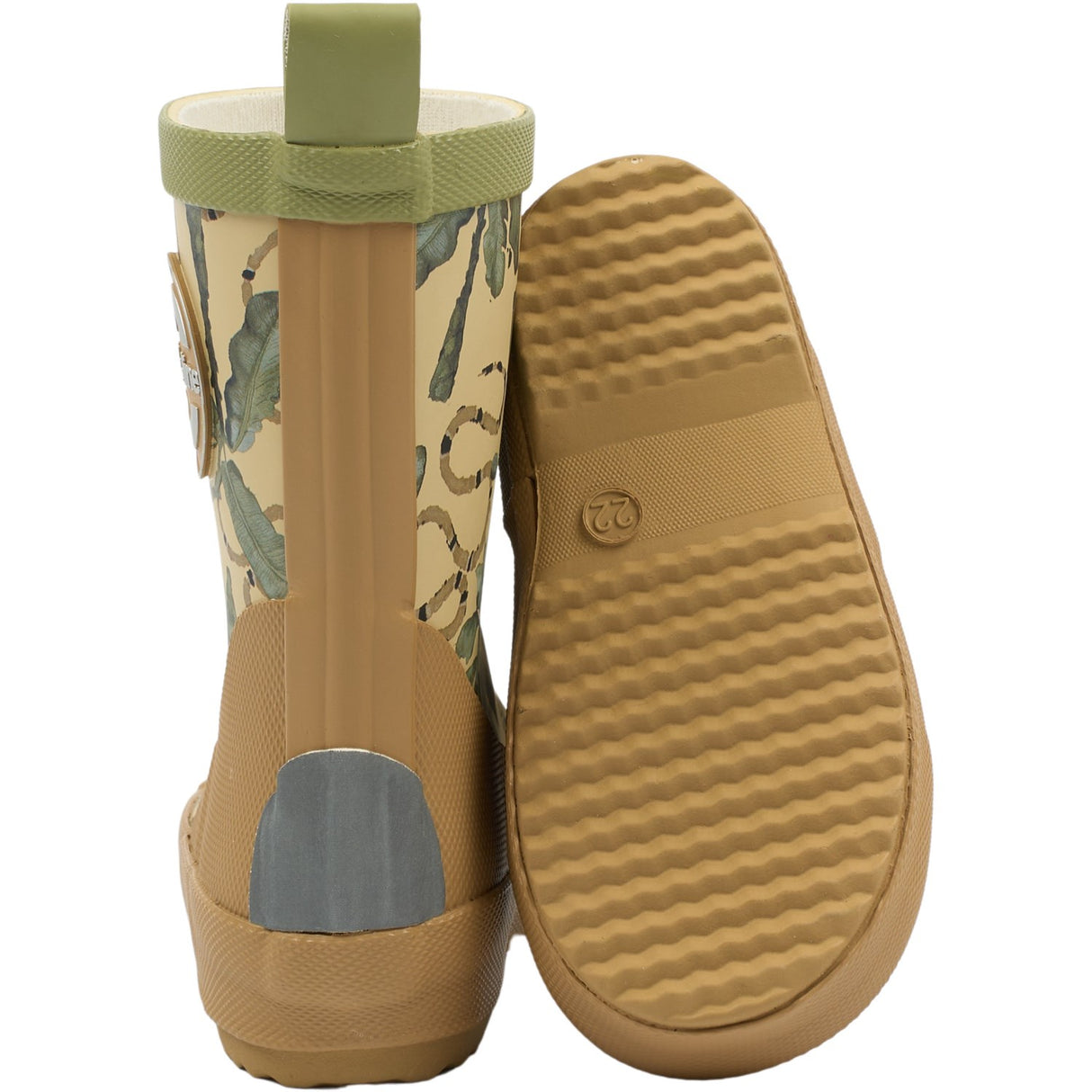 Mikk-Line Gray Green Printed Gummistøvler