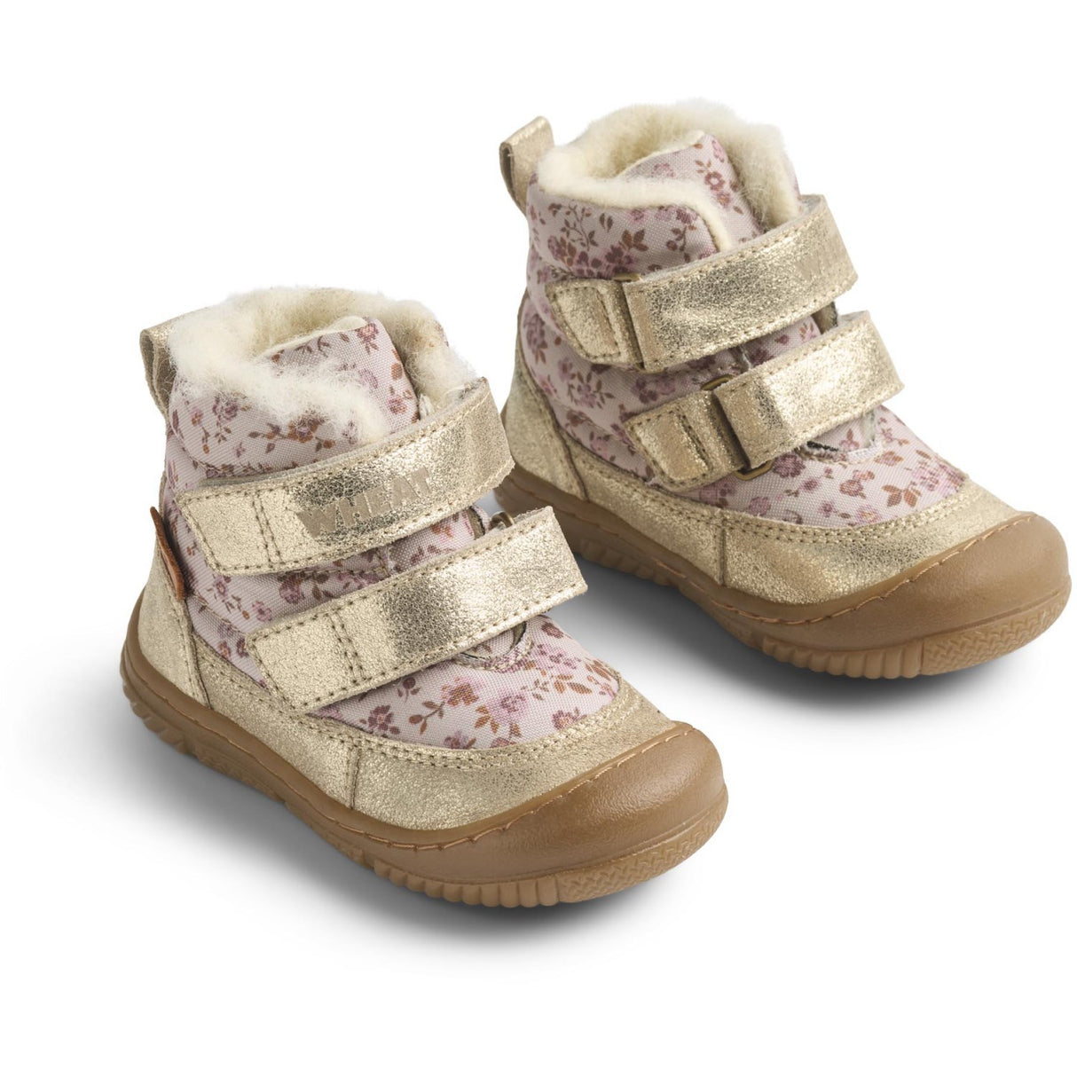 Wheat Grey Rose Flowers Winterboot Dowi Tex
