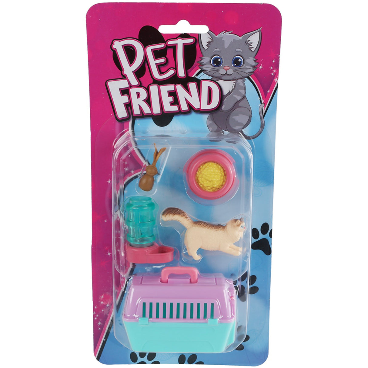 Pocket Money Cat Og Travel Kurv Med Tilbehør Assorted