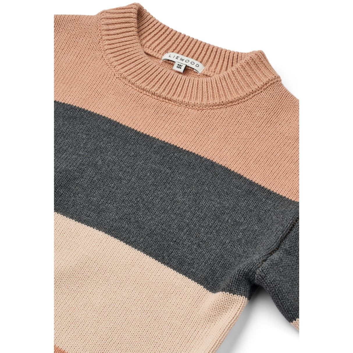 LIEWOOD Pale Tuscany Multi Mix Orlane Stripe Strikk Jumper