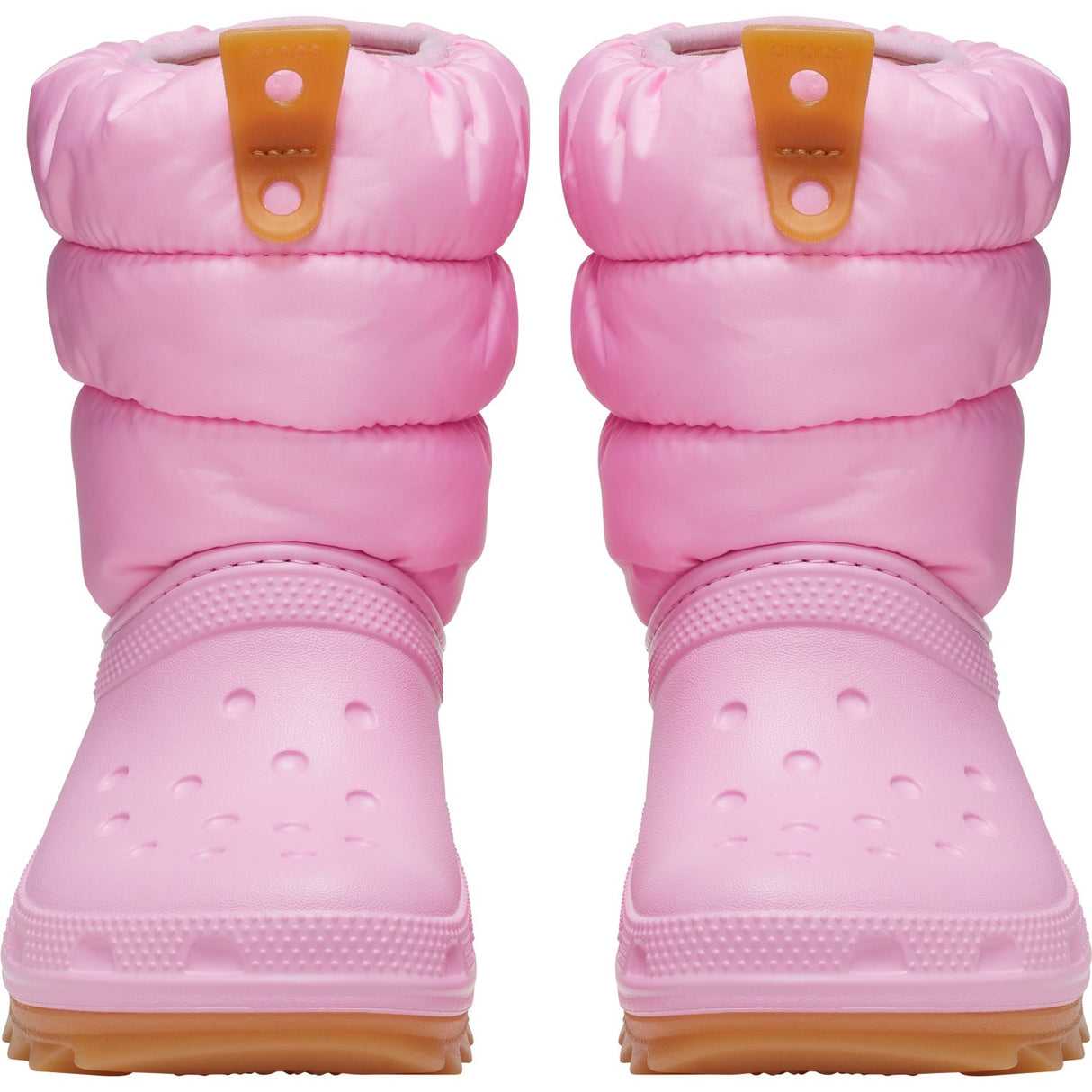 Crocs Pink Tweed/Gum Classic Neo Puff Støvler