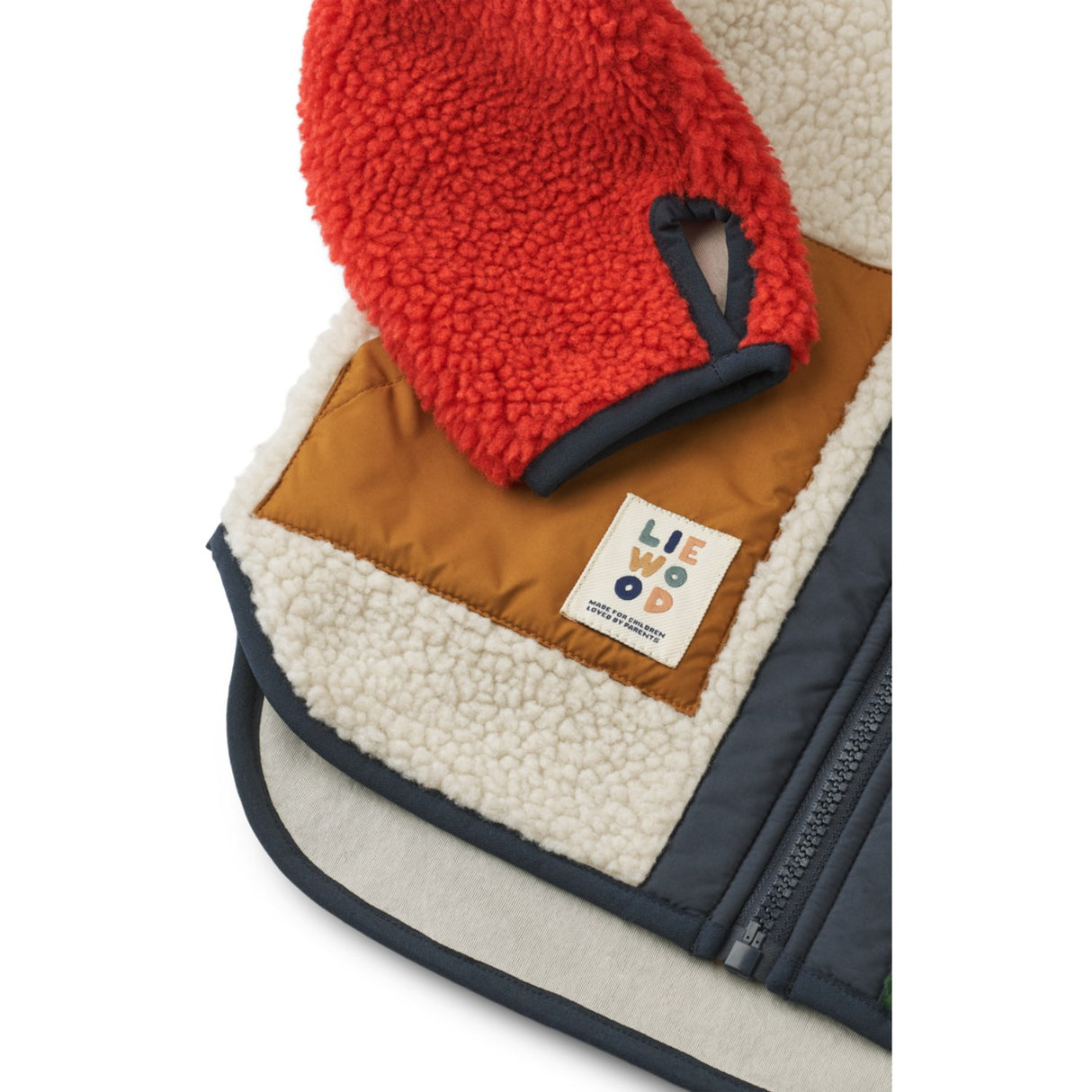 LIEWOOD Garden Green Multi Mix Noam Pile Jakke