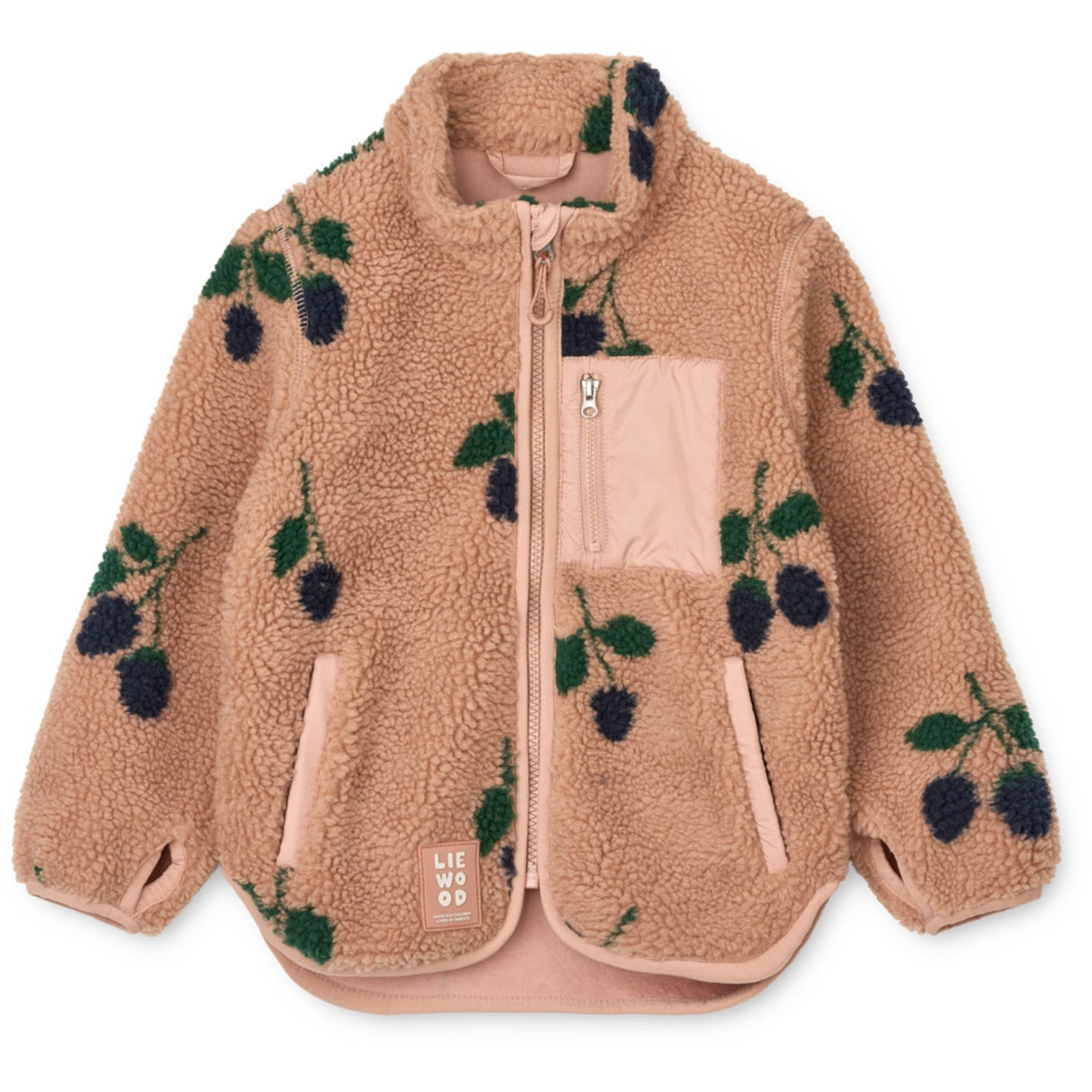 LIEWOOD Berry / Pale Tuscany Nolan Pile Jakke