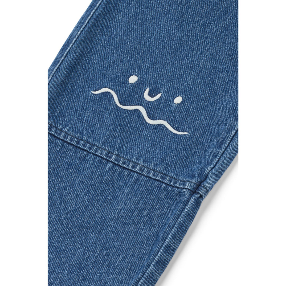 LIEWOOD Medium Blue Denim Cesar Placement Denim Bukser