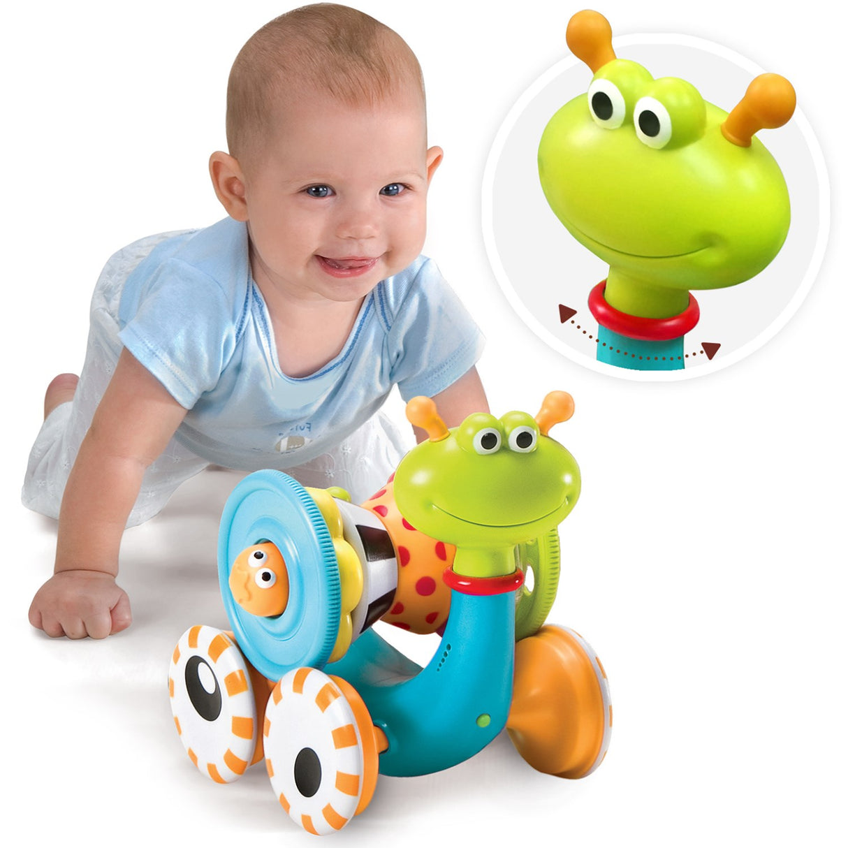 Yookidoo Multi Crawl 'N' Go Snail