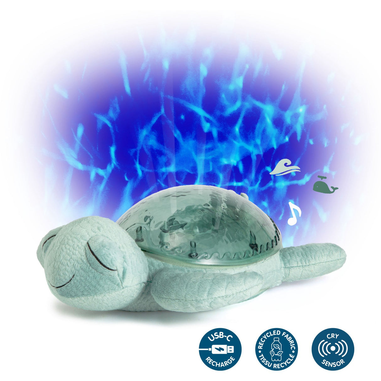 Cloud B Grøn Tranquil Turtle - Rechargeable