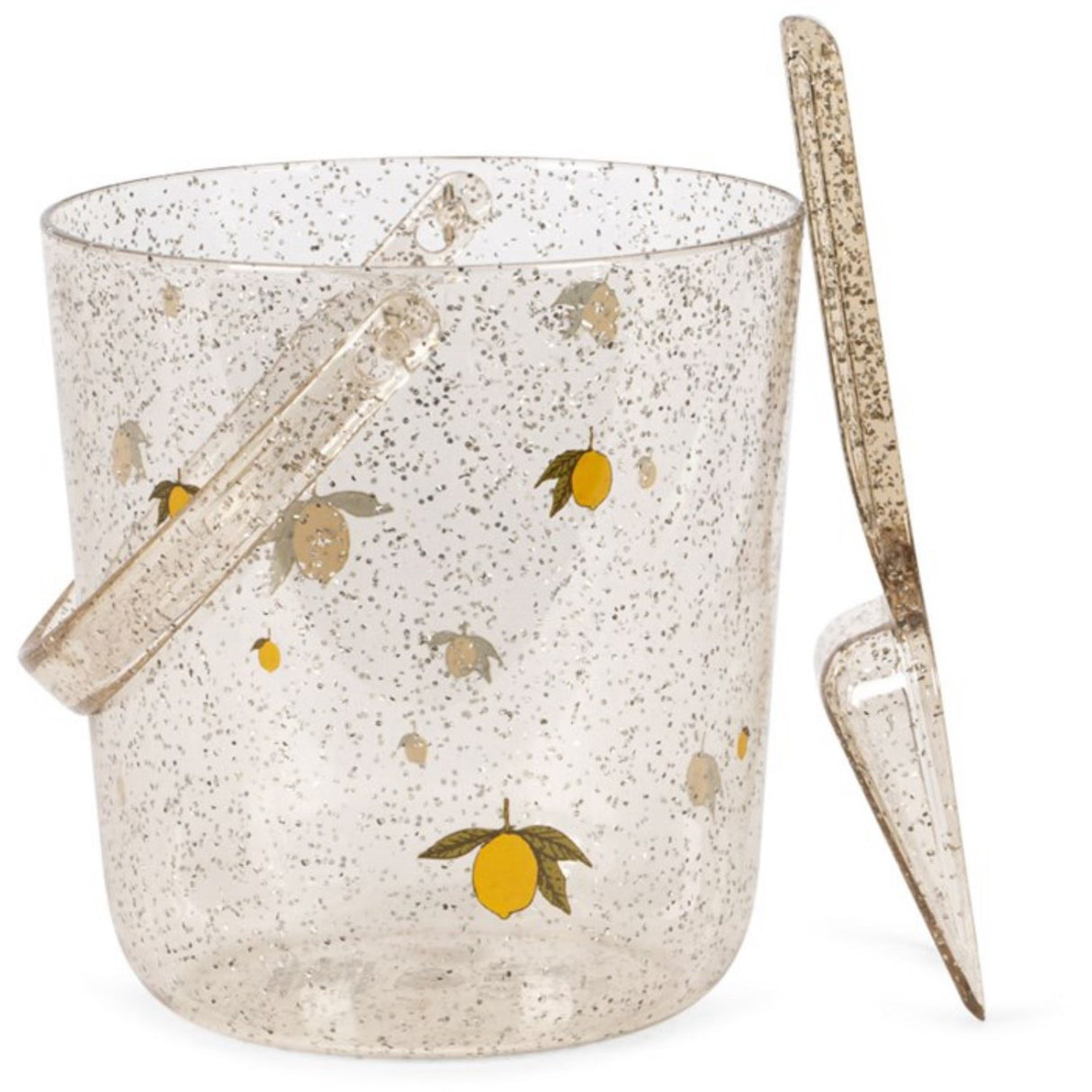 Konges Sløjd Lemon Glitter Bøtte og Skuffe Print