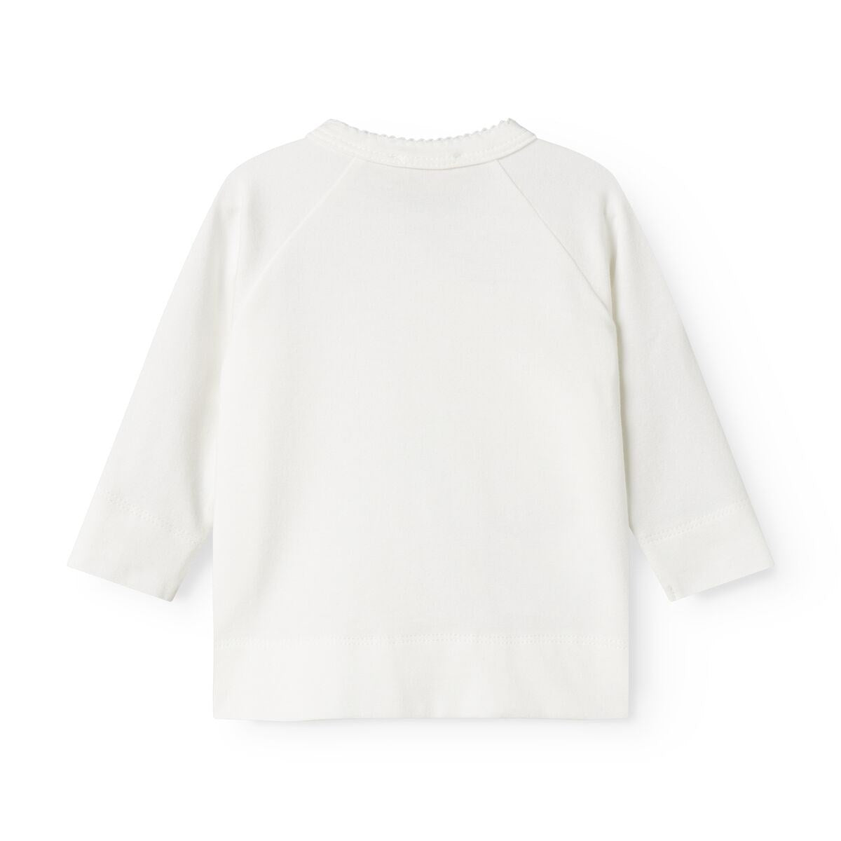 MarMar Modal New Born Gentle White Tut Omslags LS Bluse