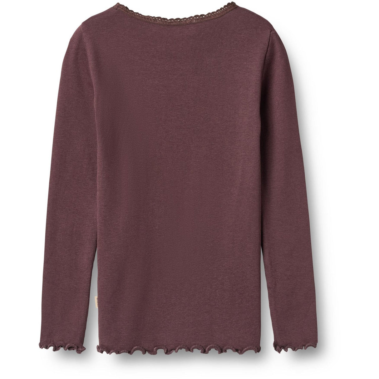 Wheat Fudge Rib Bluse Reese