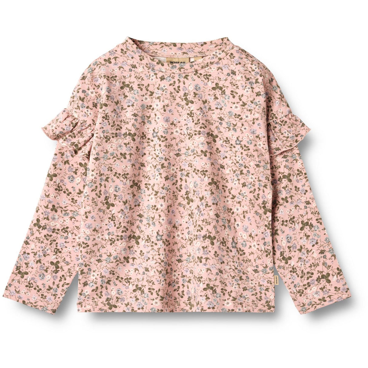 Wheat Rose Powder Flowers Bluse Belinda