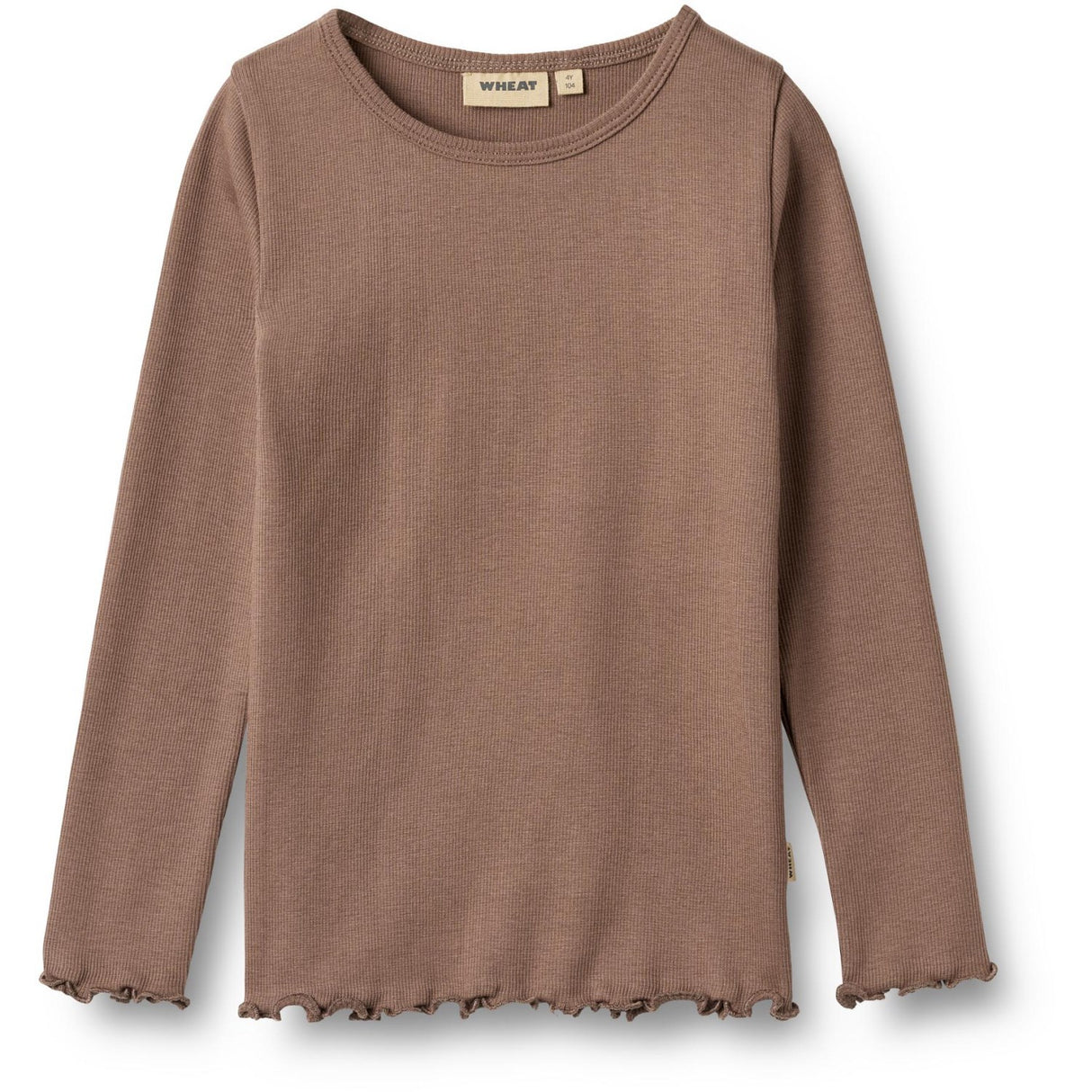 Wheat Toffee Brown Bluse Ida