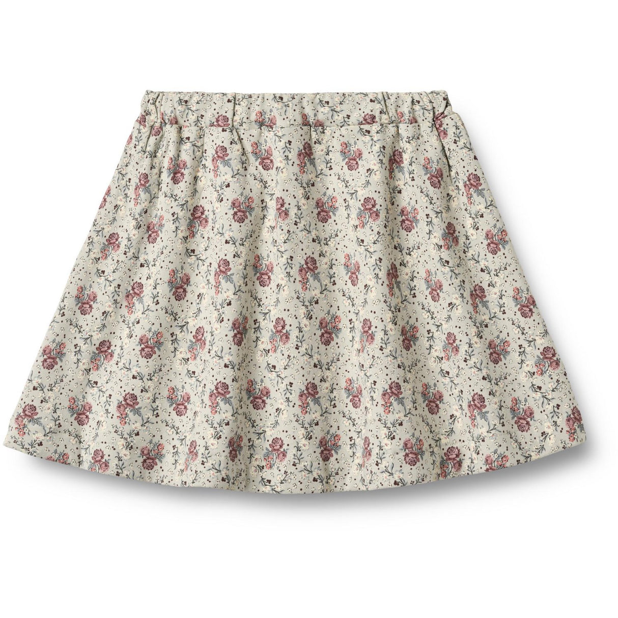 Wheat Slightly Green Flowers Sweat Skjørt Manuella