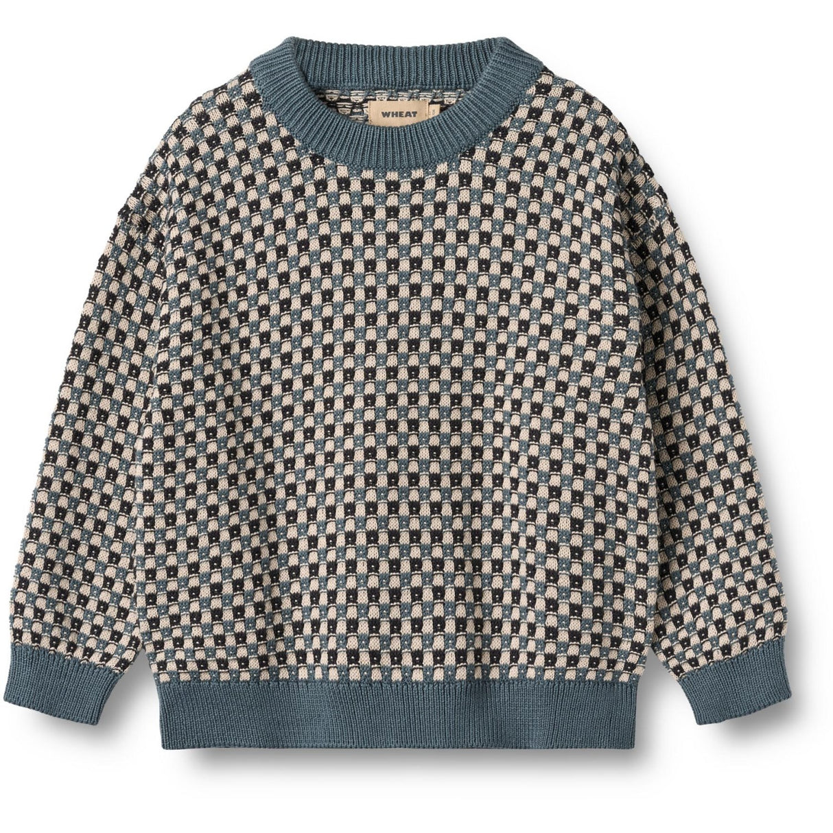 Wheat Stormy Weather Jaquard Pullover Flores