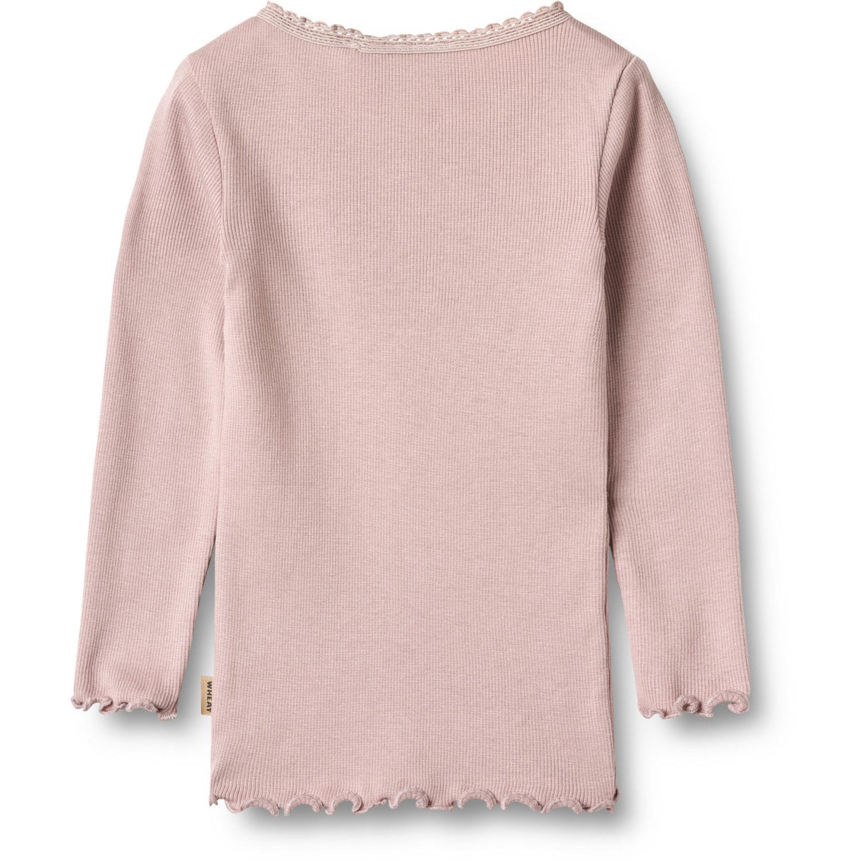 Wheat Soft Lilac Rib Bluse Reese