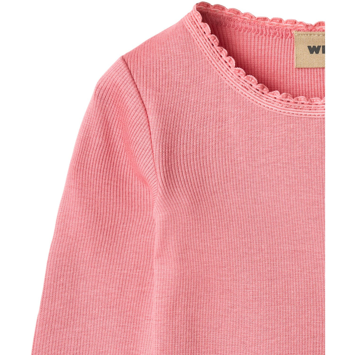 Wheat Soft Pink Rib Bluse Reese