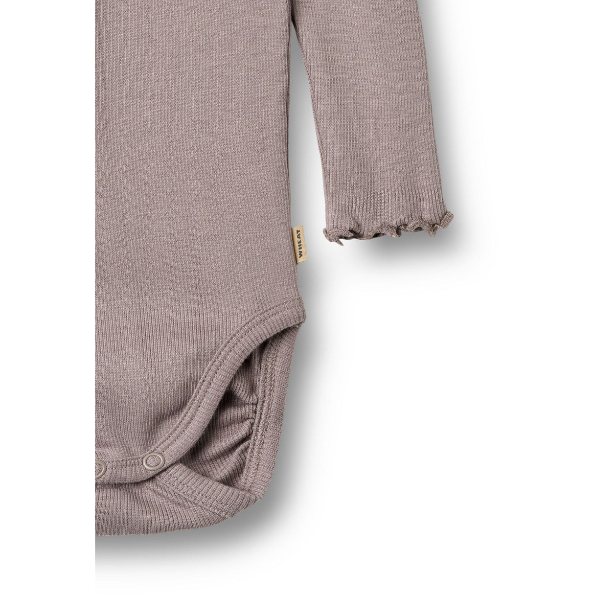 Wheat Dusty Purple Rib Body L/S Lotta