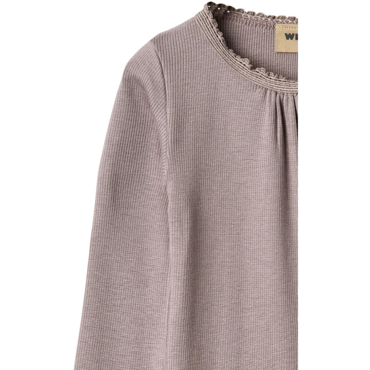 Wheat Dusty Purple Rib Body L/S Lotta