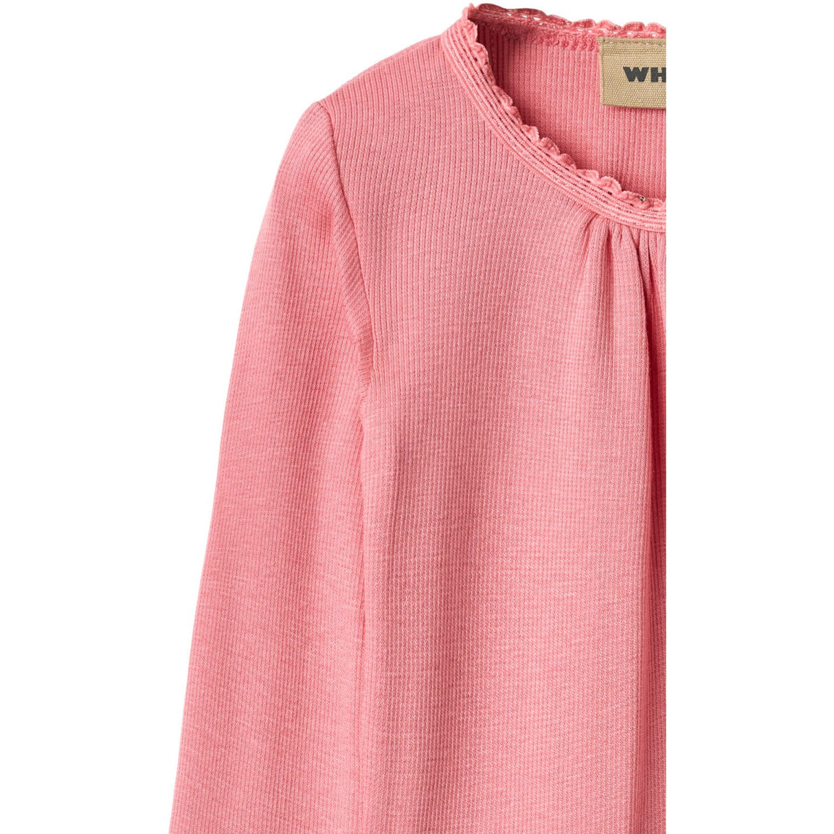 Wheat Soft Pink Rib Body L/S Lotta