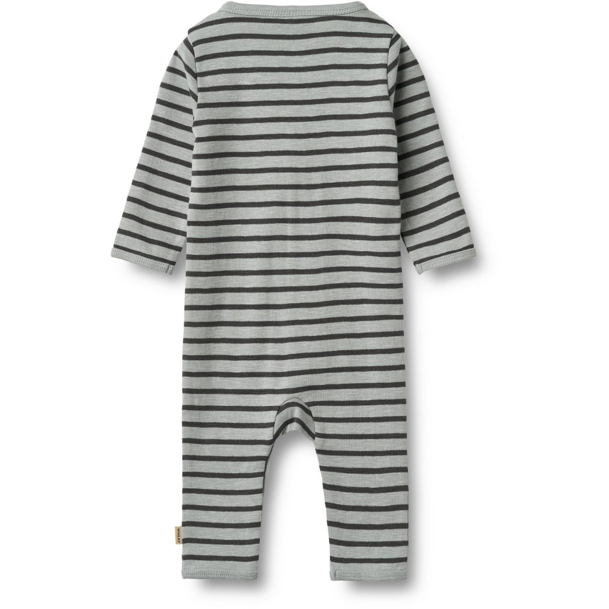 Wheat Soft Blue Stripe Buksedrakt L/S Dusty