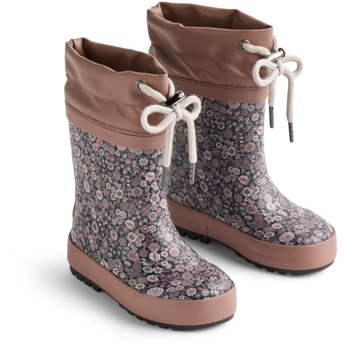 Wheat Black Sea Garden Rubber Støvler Thermo Print