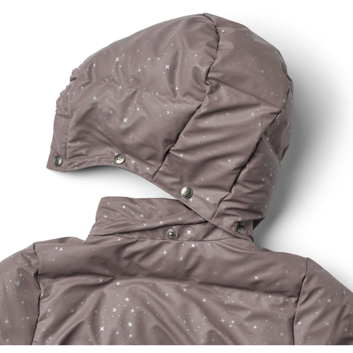 Wheat Purple Stone Stars PU Puffer Jakke Coast