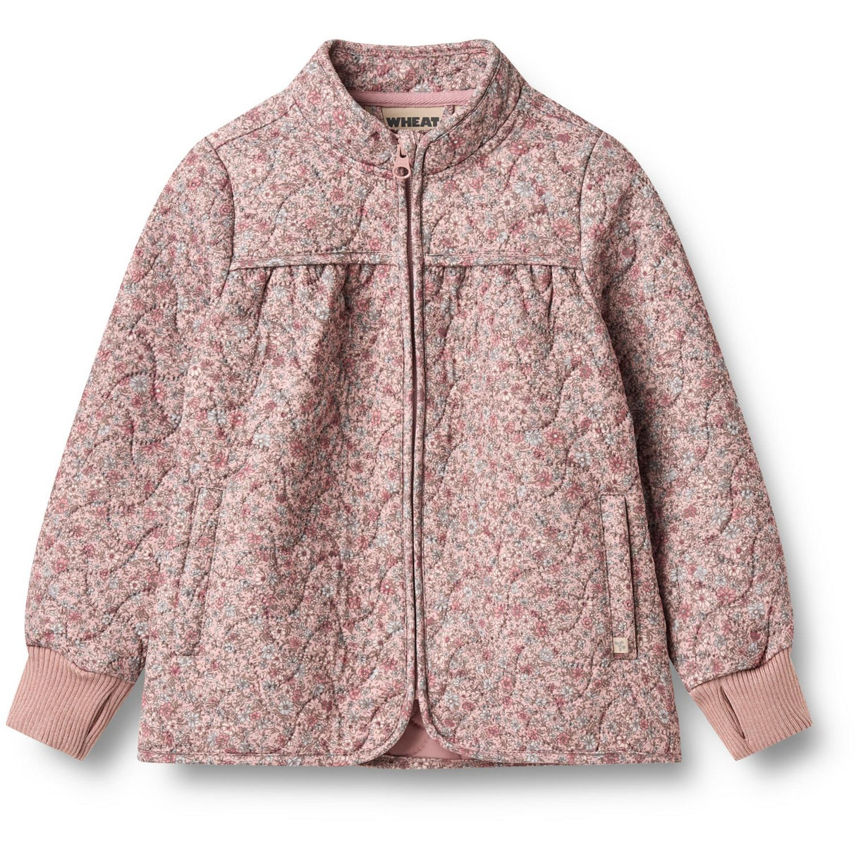 Wheat Soft Lavender Flowers Thermo Jakke Thilde