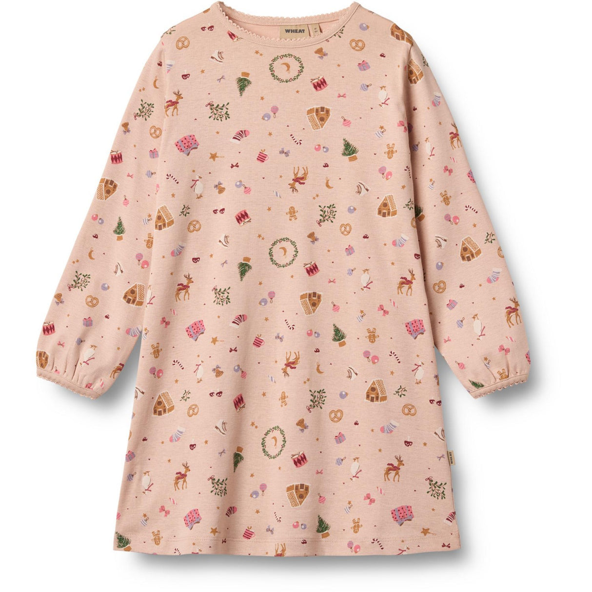 Wheat Rose Dust Holiday Natkjole Elinor