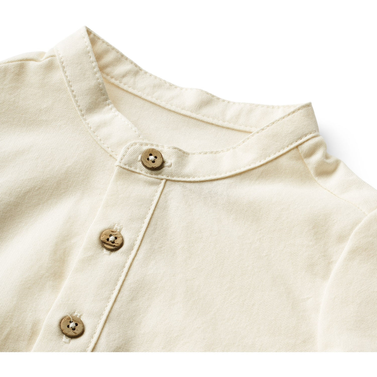 Wheat Eggshell Romper Skjorte Victor