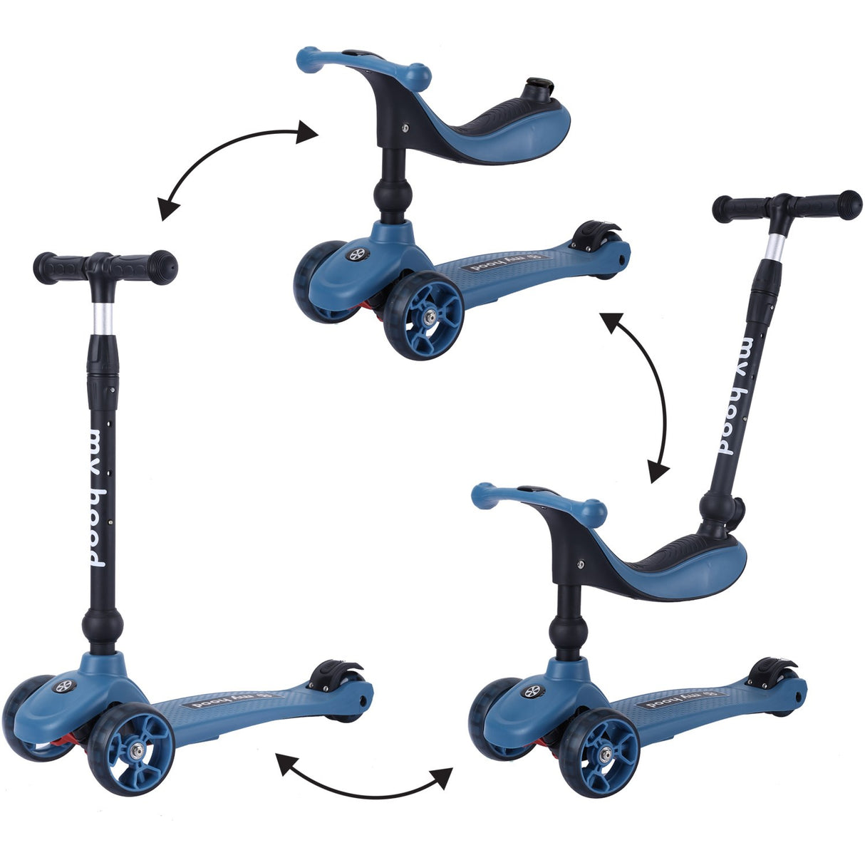 My Hood Dark Blue Kick'N'Ride