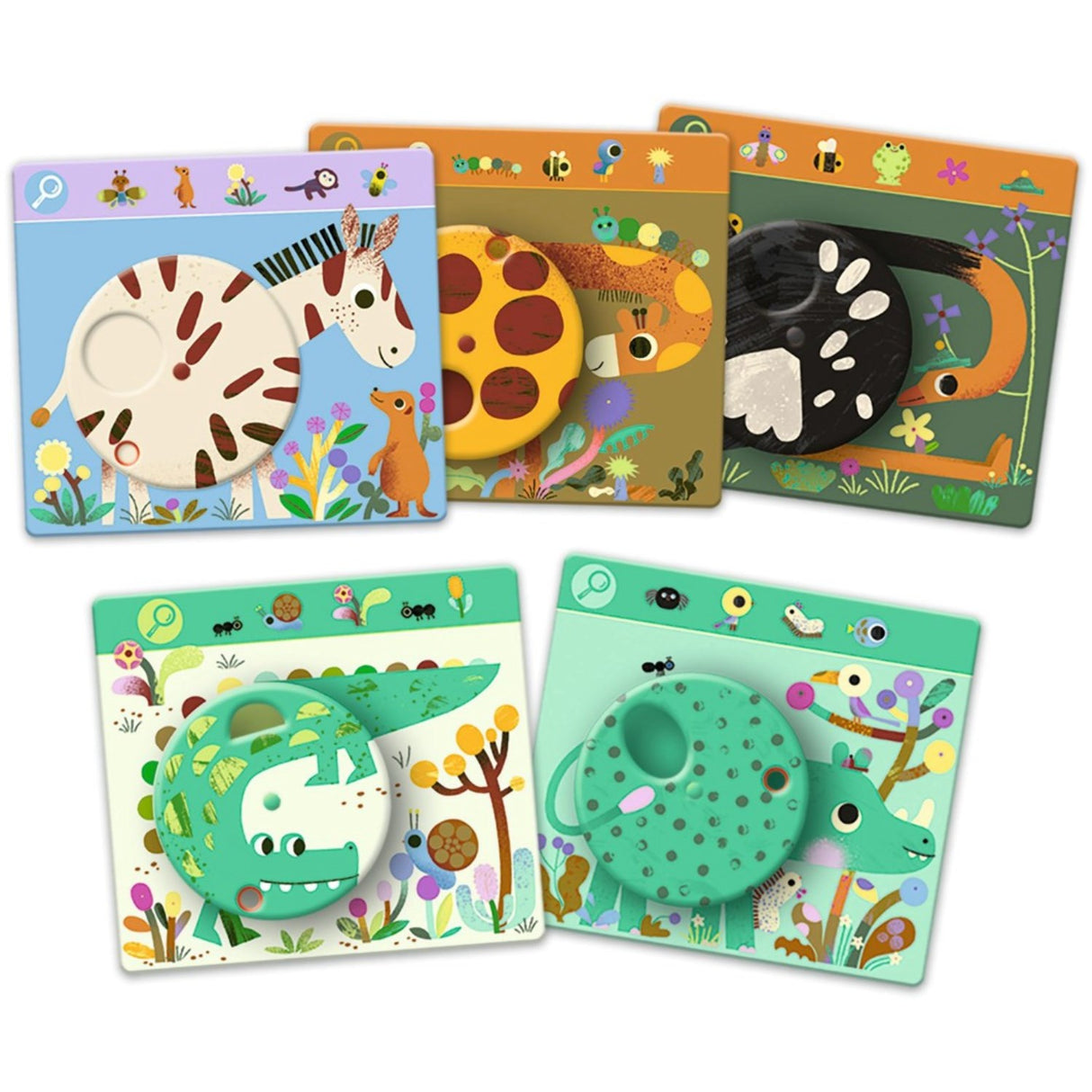 Djeco Find Og Drej, Savannen