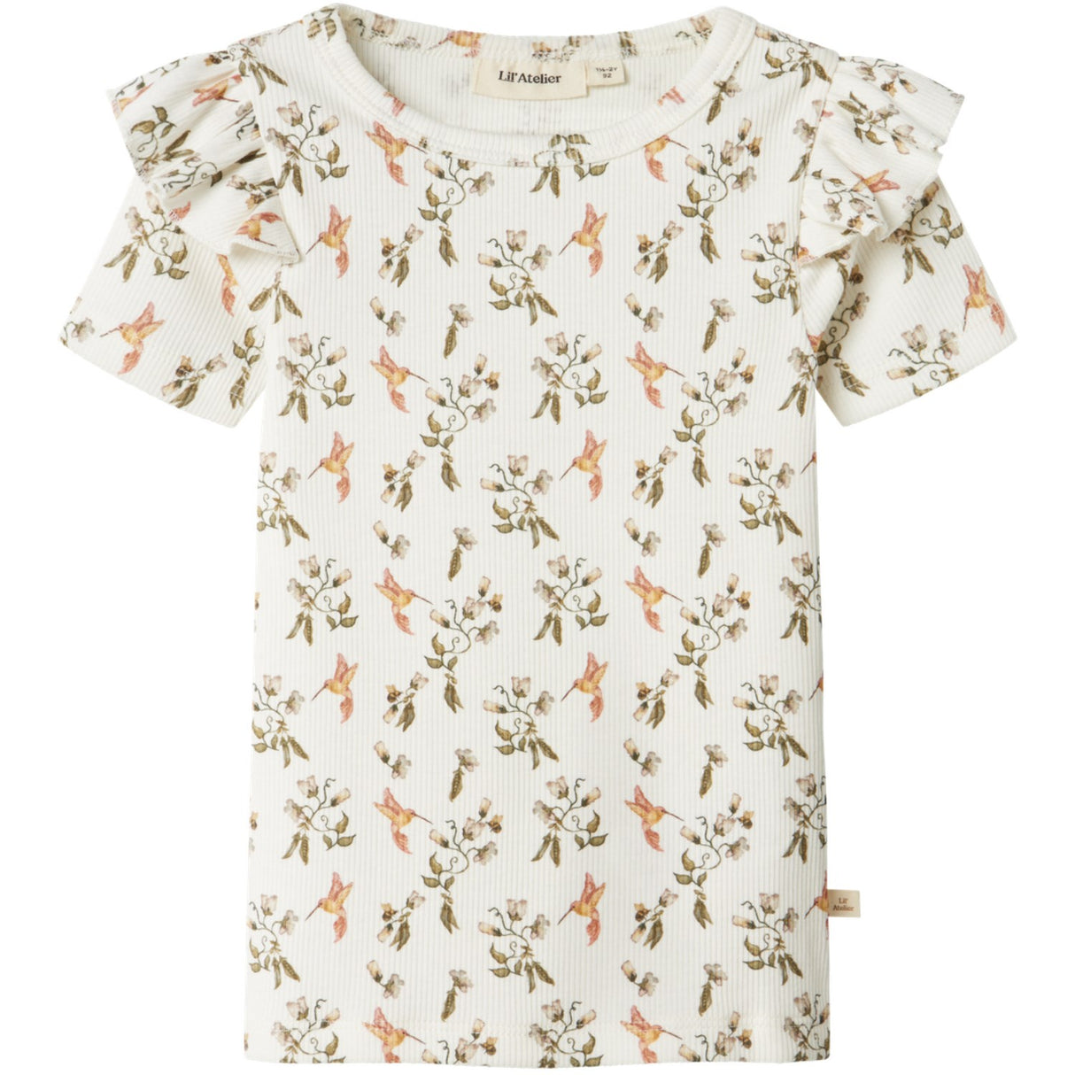 Lil'Atelier Coconut Milk Humming Bird Nmflavo Evo Ss Slim Topp Lil